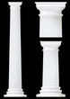 doric column set ,vector drawing