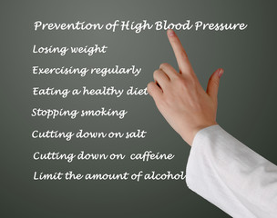 Sticker - Prevention of high blood pressure