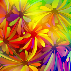 Aufkleber - Multicolored Background Watercolor Painting