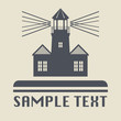 © Flavijus Piliponis - Lighthouse icon or sign, vector illustration