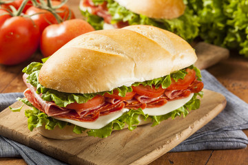 Wall Mural - Homemade Italian Sub Sandwich