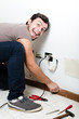 © Eugenio Marongiu - young man electrician bricolage working
