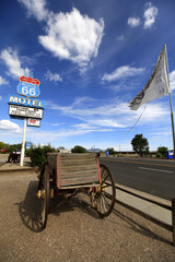 Canvas Print - panneau  Route 66