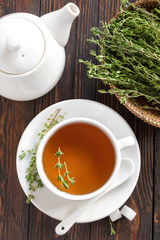 Canvas Print - Thyme tea