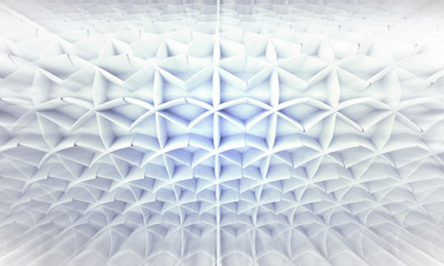Wall Mural - abstract blue three dimensional design in motion blur 