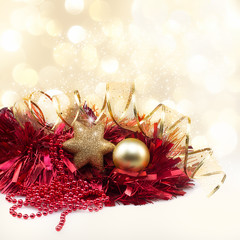 Wall Mural - christmas and new year decorations