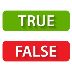 Poster - True and false icons