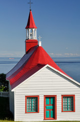 Wall Mural - Tadoussac chapel, Quebec (Canada)