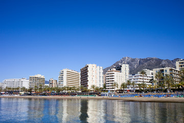 Canvas Print - Resort City of Marbella in Spain