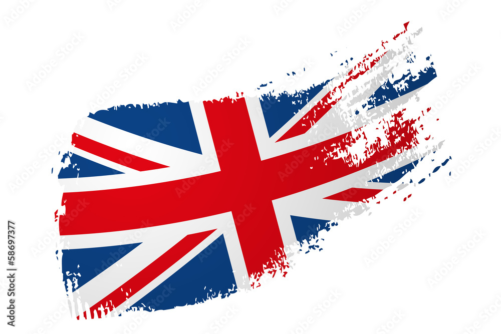 brytyjska flaga - obrazy, fototapety, plakaty 