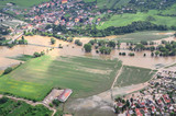 Fototapeta  - Caaschwitz Hochwasser