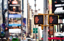Don't Walk New York Traffic Sign