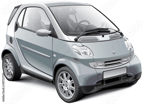 Naklejka - mata magnetyczna na lodówkę European microcar