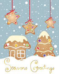 Canvas Print - xmas gingerbread