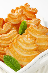 Wall Mural - Italian puff pastry cookies