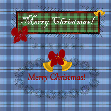 Set of Merry Christmas elements