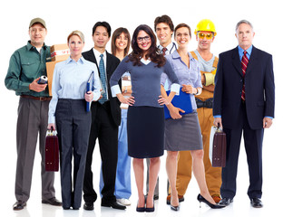 Canvas Print - Business people group.