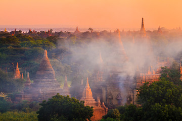 Wall Mural - Temples in Bagan, Myanmar