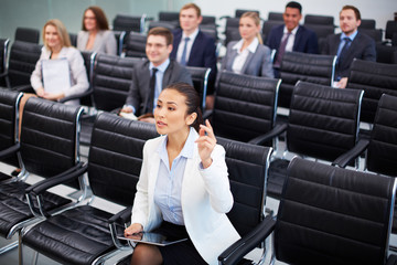 Wall Mural - Competent businesswoman