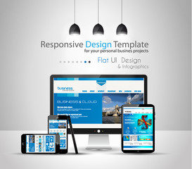Poster - Modern devices mockups