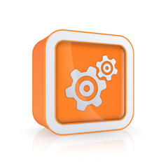 Sticker - Gears icon.