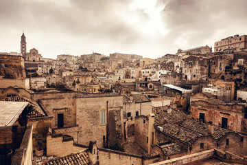 Wall Mural - Ancient city Matera in Italy