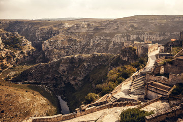 Wall Mural - Ancient city Matera in Italy