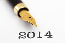 Fountain Pen On 2014 Year