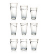 © luismolinero - Set of realistic water glasses.