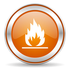 Fototapete - flame icon