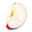 Slice of red apple