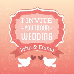 Poster - wedding design