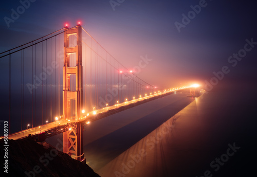 Naklejka dekoracyjna Golden gate bridge, San Francisco