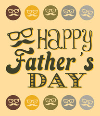 Wall Mural - happy fathers  day