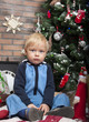 © natalinka29 - Cute little boy and christmas tree
