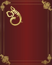 Ganesha, Hindu Wedding Card, Royal Rajasthan, India