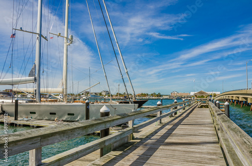 Obraz w ramie Wooden Pier