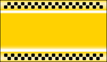 Yellow Taxi Cab Background With Place For Text