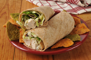 Wall Mural - Chicken Salad Wrap