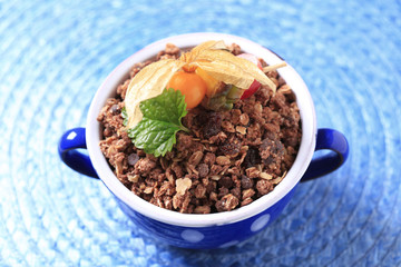 Canvas Print - Chocolate granola