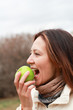 © aquarius83men - Girl and green apples