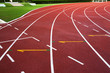 New running track & green grass abstract,texture,background