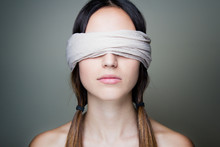 Naked Blindfold Woman