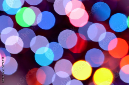 magiczny kolorowy efekt bokeh