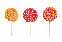 Colorful Lollipop On Stick