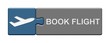 Puzzle-Button blau grau: Book flight