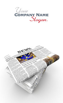 Pack of newspapers
