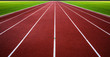 New running track with green grass abstract,texture,background