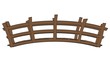 © bescec - cartoon image of wooden bridge