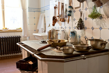 Kitchen of 19th century